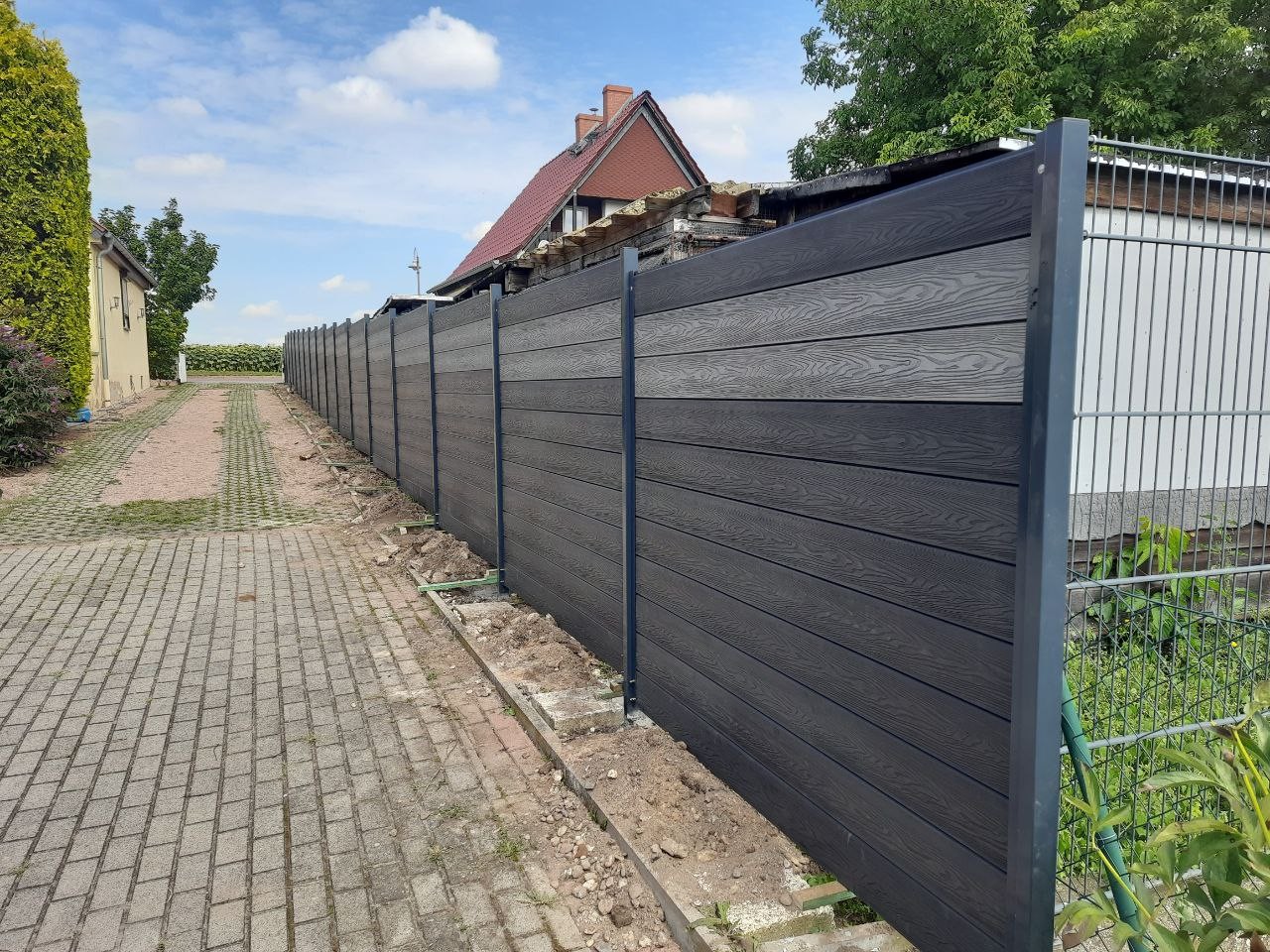Galerie Dunkles Anthrazit WPCZäune SW WPCZäune